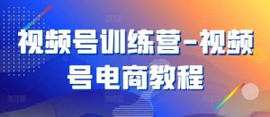 视频号训练营-视频号电商教程-虚拟资源库