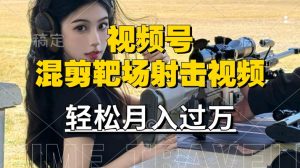 利用海外靶场射击视频,赚视频号分成收益,操作简单,适合宝妈,上班族【揭秘】-虚拟资源库