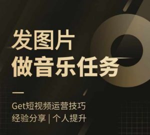 头条图文音乐任务，发图片做音乐任务，简单易上手-虚拟资源库