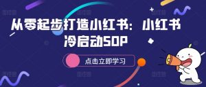 从零起步打造小红书：小红书冷启动SOP-虚拟资源库
