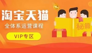 淘宝天猫全体系运营课程【9月24更新】，店铺全系运营、动销玩法、擦边球玩法等等-虚拟资源库