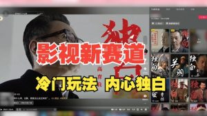 最新影视解说玩法，人物独白，30天涨粉24万+，全流程拆解【揭秘】-虚拟资源库