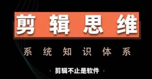 剪辑思维系统课,从软件到思维,系统学习实操进阶,从讲故事到剪辑技巧全覆盖-虚拟资源库