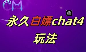 2024最新GPT4.0永久白嫖，作图做视频的兄弟们有福了【揭秘】-虚拟资源库