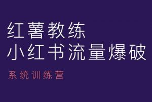 红薯教练-小红书内容运营课,小红书运营学习终点站-虚拟资源库