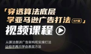 穿透算法底层，学亚马逊广告打法SP篇，从算法侧讲广告架构和实操打法，让你不再只学会表层方法-虚拟资源库