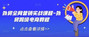 外贸全网营销实战课程-外贸跨境电商教程-虚拟资源库
