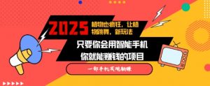2025蓝海新玩法植物也疯狂，跳舞的植物视频有流量涨粉快，多平台去发布，轻松月入过W-虚拟资源库