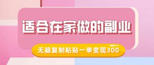 适合在家做的副业,小红书冷知识账号,无脑复制粘贴一单变现300-虚拟资源库
