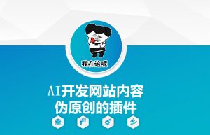 AI开发网站内容伪原创的插件，从零开始手把手教学-虚拟资源库