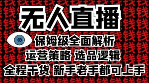 2025无人直播这么做就对了,保姆级全面解析,全程干货,新手老手都可上手-虚拟资源库