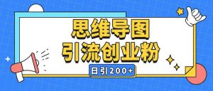 暴力引流全平台通用思维导图引流玩法ai一键生成日引200+-虚拟资源库
