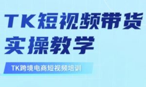 东南亚TikTok短视频带货,TK短视频带货实操教学-虚拟资源库