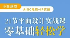 AIGC电商必备实操21节平面设计实战课,教你玩转AI-虚拟资源库