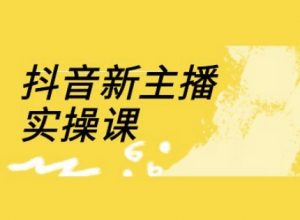 抖音新主播实操课,直播间流量运营线上实操课(18节)-虚拟资源库