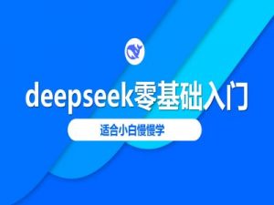 deepseek零基础入门-deepseek教程2025,适合小白慢慢学-虚拟资源库