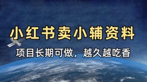 小学教辅资料在小红书这样卖，项目长期稳定收益，越久越吃香-虚拟资源库