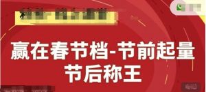 赢在春节档-节前起量，后称王，淘系精品线上系列课-虚拟资源库