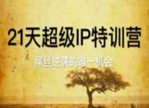 21天超级IP特训营,屌丝逆袭的唯一机会-虚拟资源库