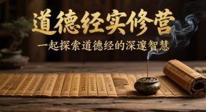 道德经实修营,一起探索道德经的深邃智慧-虚拟资源库