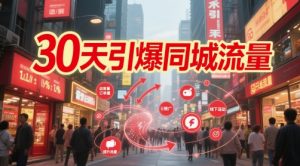 30天引爆同城流量：团购篇 认知篇 流量篇 来客篇 达人篇 老板人设IP篇 投流篇-虚拟资源库