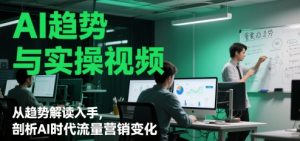 AI趋势与实操视频,从趋势解读入手,剖析AI时代流量营销变化-虚拟资源库