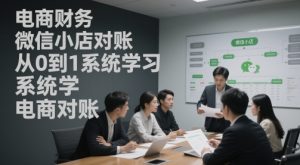 电商财务微信小店对账,从0到1系统学习电商对账-虚拟资源库