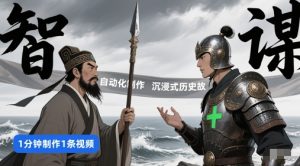 扣子工作流一键生成沉浸式历史故事，一天工作量，3分钟搞定-虚拟资源库