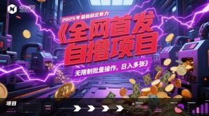 全网首发,2025年最新稳定暴力全自动自撸项目,无限制批量操作,日入多张【揭秘】-虚拟资源库
