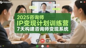 2025咨询师IP变现计划训练营,7天构建咨询师变现系统-虚拟资源库