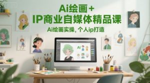 Ai绘画+IP商业自媒体精品课,Ai绘画实操,个人ip打造-虚拟资源库