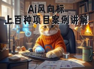 Ai风向标-附100种项目案例玩法-0基础小白到大神ai视频商业应用教学-虚拟资源库