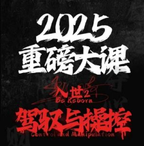 2025重磅大课,入世2,驾驭与控制-虚拟资源库