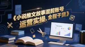 小说推文故事混剪账号运营实操，全程干货-虚拟资源库