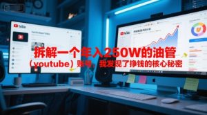 付费文章:拆解一个年入250W的油管(youtube)账号,我发现了挣钱的核心秘密-虚拟资源库