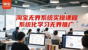 淘宝无界系统实操课程,系统化学习无界推广-虚拟资源库