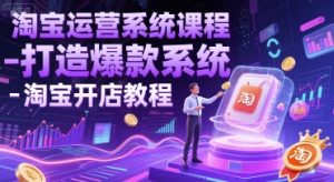 淘宝运营系统课程-打造爆款系统-淘宝开店教程-虚拟资源库