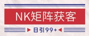 小红书某音NK赛道引流获客 自热矩阵日引200+【揭秘】-虚拟资源库