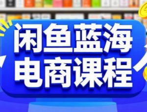 闲鱼蓝海电商课程，手把手助你快速上手，轻松实现闲鱼稳定盈利-虚拟资源库
