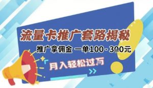2025年外面卖1500的流量卡项目最新玩法，绿色无门槛对新手非常友好，日入3张+-虚拟资源库