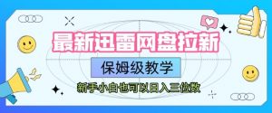 最新迅雷网盘拉新,保姆级教学,新手小白也可以日入三位数-虚拟资源库