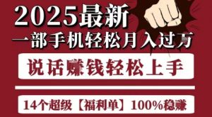 起航哥10个项目8个100%挣钱项目，2025最新一部手机轻松月入过W，简单轻松，无脑操作-虚拟资源库