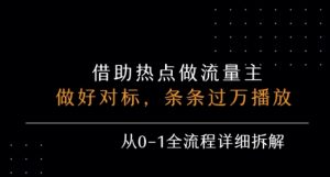 公众号流量主之景点吐槽,引发共鸣,条条过万播放,单篇收益50-3张,从0-1全流程详细拆解-虚拟资源库