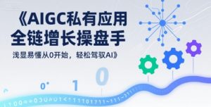 AIGC私有化应用全链增长操盘手,浅显易懂从0开始,轻松驾驭AI-虚拟资源库