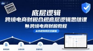 跨境电商财稅合规底层逻辑思维课-跨境电商财税教程-虚拟资源库