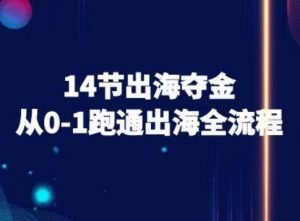 14节出海夺金从0-1跑通出海全流程-跨境电商教程-虚拟资源库