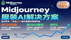 AI在服装领域的运用,使用midjourney做服装辅助企业降低成本-虚拟资源库