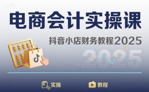 电商会计实操课-抖音小店财务教程2025-虚拟资源库
