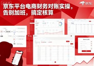 京东平台电商财务对账实操,告别加班,搞定核算-虚拟资源库