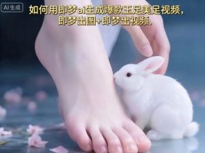 如何用即梦ai生成爆款玉足美足视频，即梦出图+即梦出视频，快速涨粉-虚拟资源库